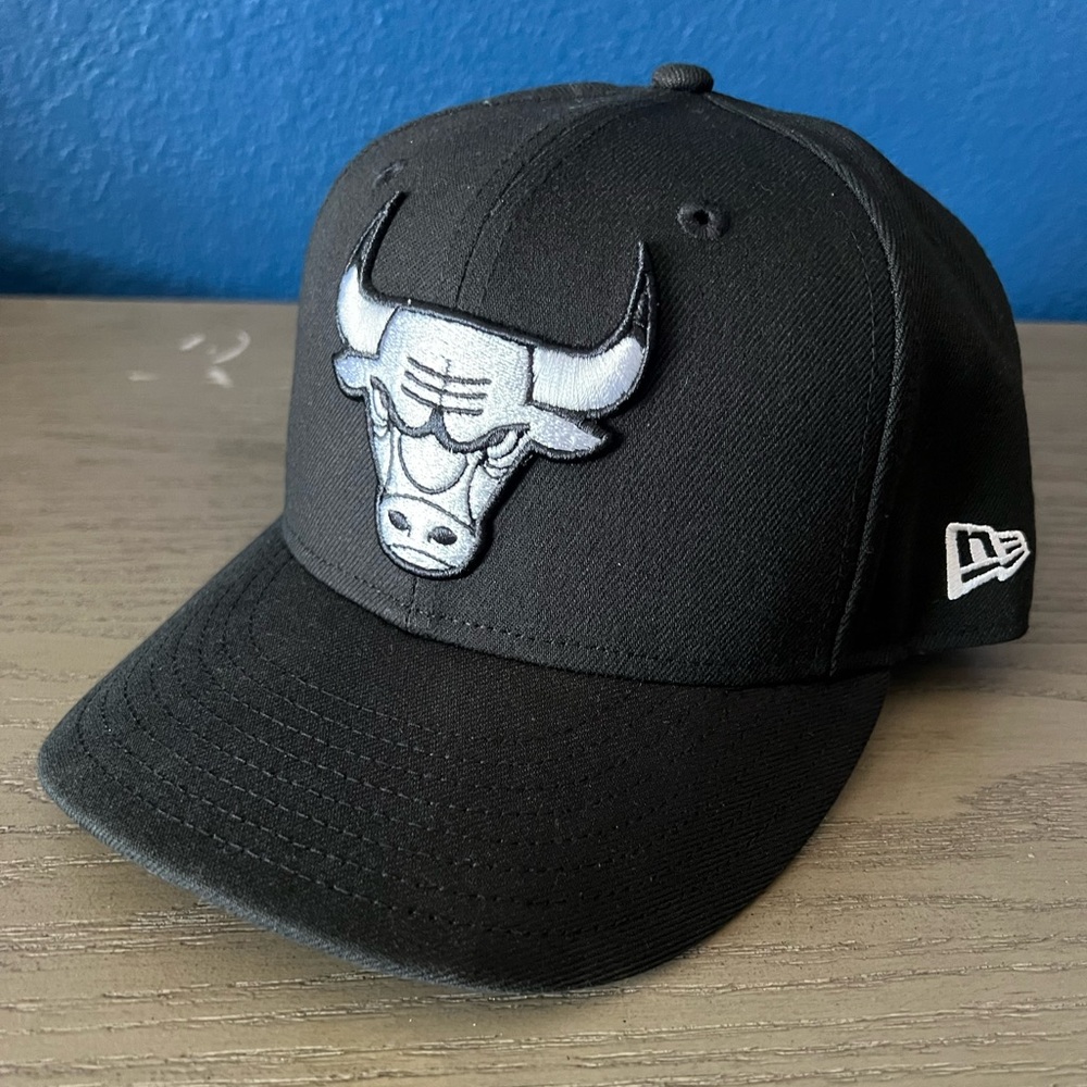 Chicago Bulls Black And White New Era 9Fifty Snapback